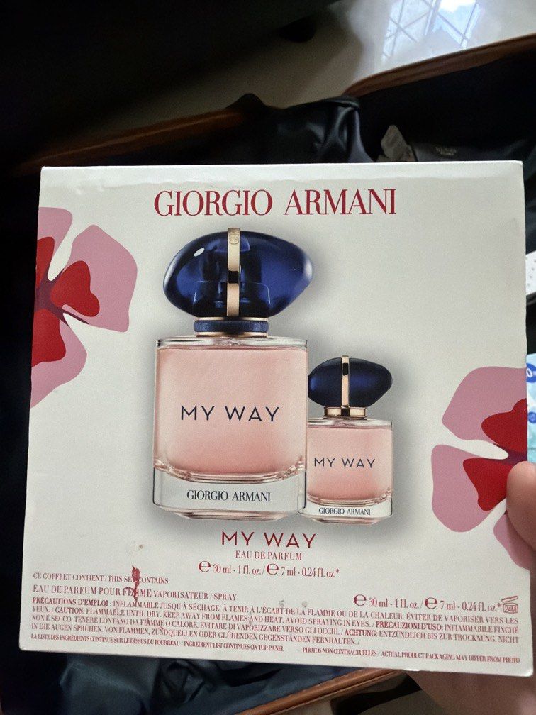 Georgia Armani My Way (Category: Fragrance & Deodorants) located in Batangas. Submitted by littlesmiles.ph (Listing ID 1463761169, Image 3). Description: Brand nee Giorgio Armani My Way Eau De Parfum Bought in Canada.