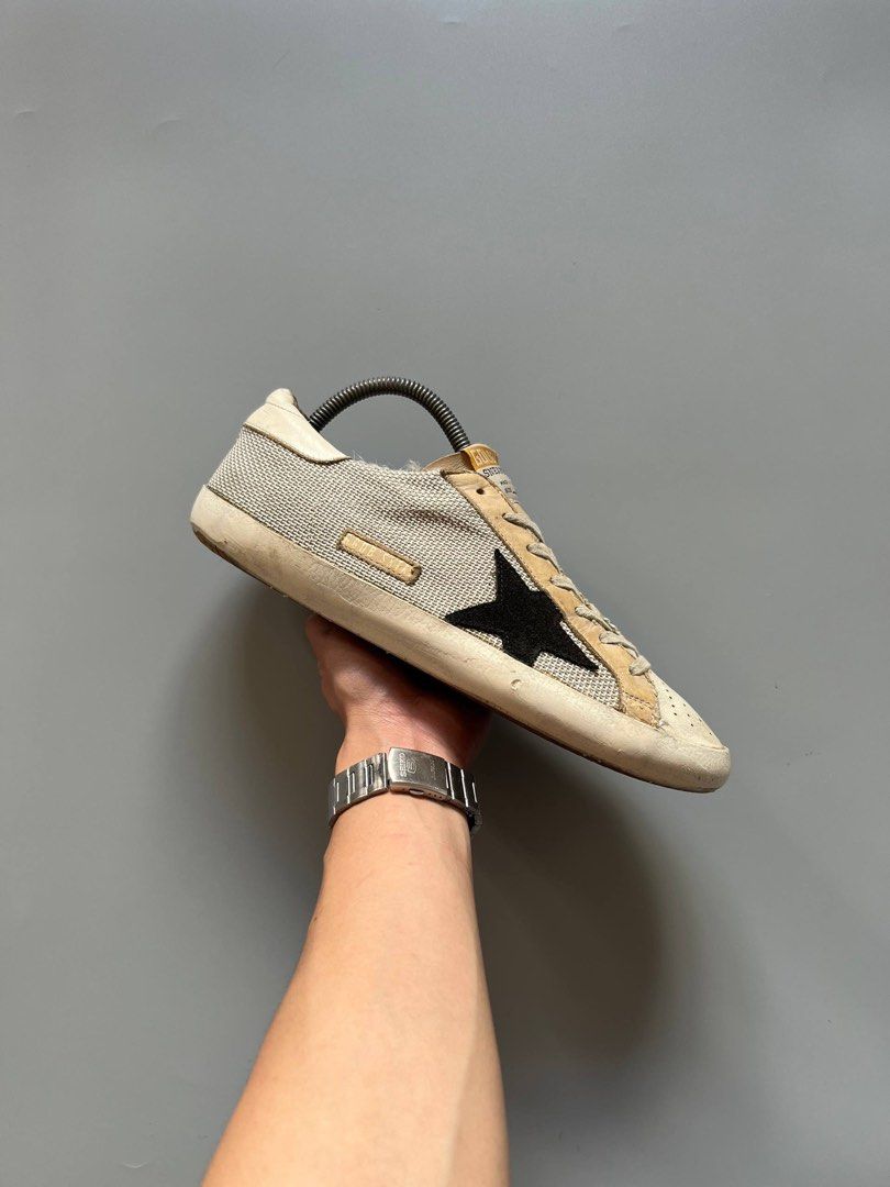 GGDB SUPERSTAR WHITE MESH BLACK STAR (7.5-8US) (Category: Sneakers) located in Baguio. Submitted by grabUrPairs (Listing ID 1463838416, Image 1). Description: VGUC SIGNS OF USAGE 7.5-8US Size 40 AUTHENTIC.