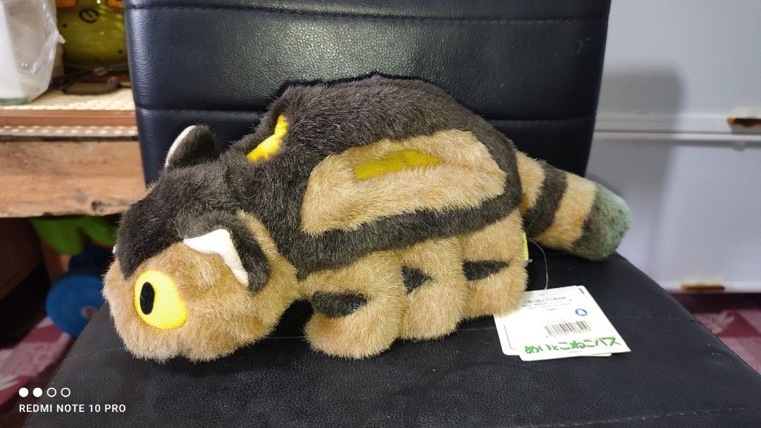Ghibli Museum Catbus Plush Toy (Category: Plushies & Soft Toys) located in Manila. Submitted by vasthawk.51c978 (Listing ID 1463839048, Image 1). Description: - Authentic Ghibli Museum Catbus plush - Super soft and cuddly material - Original tags still attached - Ideal for Studio Ghibli collectors and fans - Great for decoration or playtime.