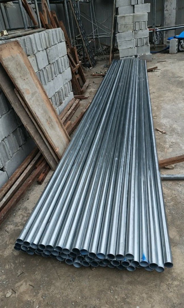 GI PIPES FOR SALE (Category: Construction & Building Materials) located in Valenzuela. Submitted by elizabeth.nietes (Listing ID 1463835313, Image 1). Description: PRICE STARTS @ 345 ONLY FOR SALE GI PIPE 1 1/2 SCH 20 *FREE QUOTATION *COD WITH MINIMUM ORDERS ORDER NOW DELIVER TOMORROW ☝️🫡🫡 FOR MORE DETAILS/INFO CALL / TXT 0931 722 9960.