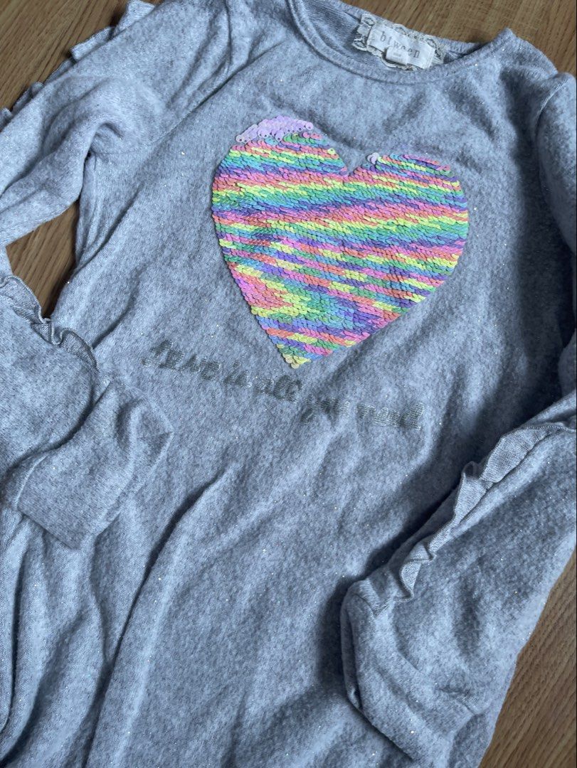 Girls sweater (Category: Babies & Kids Fashion) located in Quezon City. Submitted by booktt (Listing ID 1463830166, Image 2). Description: gray warm sweater 8-10yrs old.