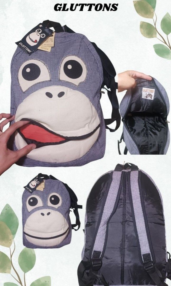 GLUTTONS BACKPACK — ₱500 (Category: Backpacks) located in Dagupan City. Submitted by jnwoshop (Listing ID 1463743016, Image 1). Description: GLUTTONS BACKPACK — ₱500 BRAND NEW / NEVER USED ✨ 🐮 Cute Gluttons backpack 🖤 Adorable cow design ✨ Spacious main compartment ✨ Lightweight & adjustable straps ✨ Perfect for kids or casual use 📌 Brand new, unused 💰 ₱500 ONLY 📩 PM to order / reserve!.