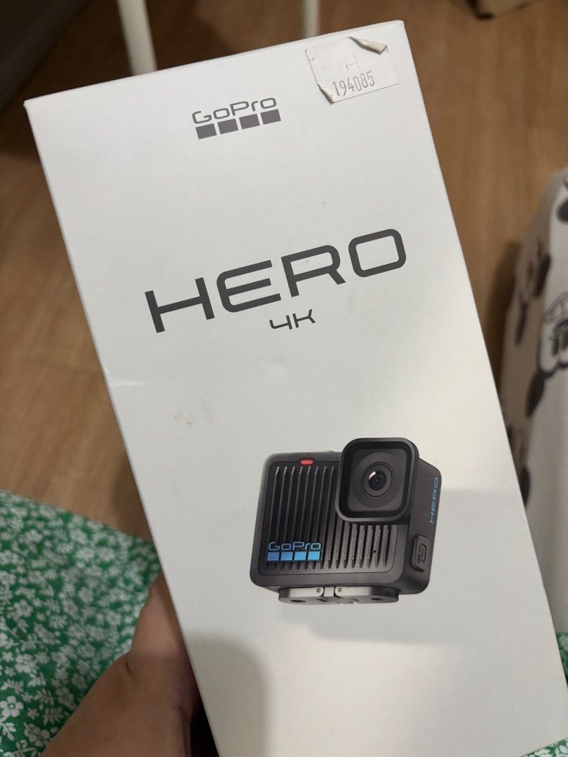 GoPro HERO 4K Action Camera (Category: Cameras) located in Paranaque City. Submitted by cellly (Listing ID 1463898493, Image 2). Description: - Shoots crisp 4K30 and 2.7K60 video - Captures high-quality 12MP photos - Waterproof up to 16ft (5m) - no housing needed! - Lightweight design (86g) for easy handling - Convenient touchscreen for intuitive control - Built-in mounting fingers for quick setup - Features Enduro battery technology for longer l