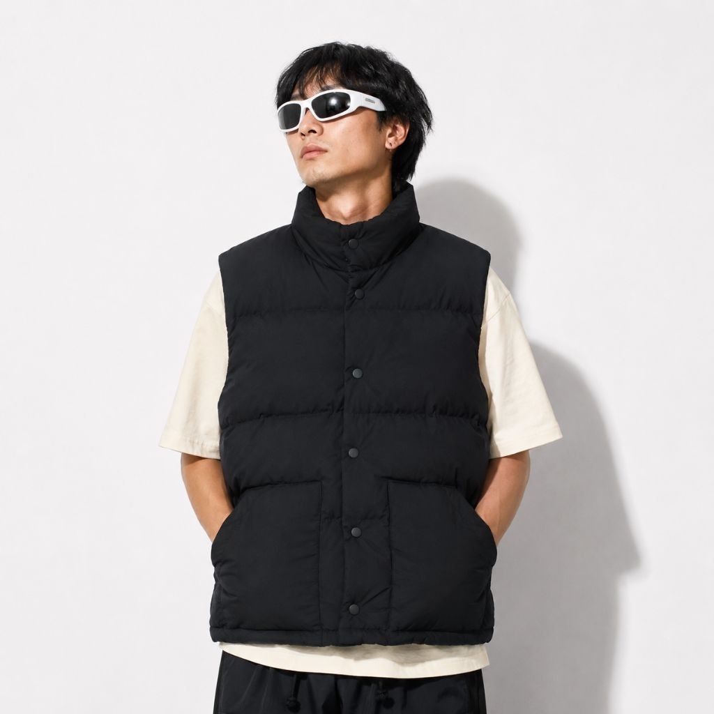 GU Heat Padded Vest (Category: Coats, Jackets and Outerwear) located in General Trias. Submitted by seconddegreeco (Listing ID 1463876500, Image 1). Description: GU Heat Padded Vest Medium 27 length 22 width Excellent ‼️ No issue.