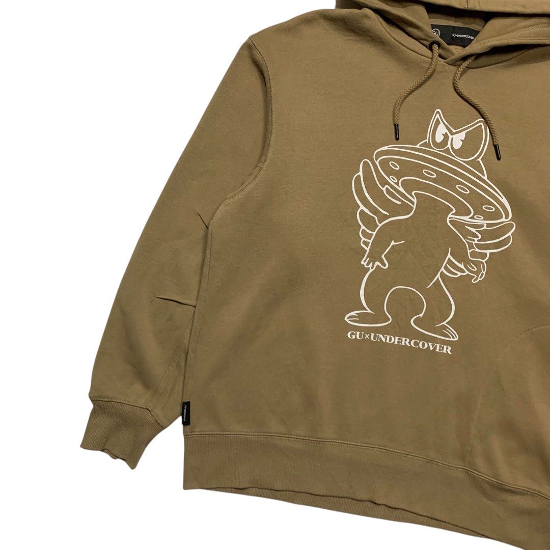 GU x Undercover Pullover Hoodie Jacket (Category: Coats, Jackets and Outerwear) located in Baguio. Submitted by thesecretshop_ph (Listing ID 1463827050, Image 2). Description: Size: Medium Lenght: 26” Width: 22” Issue: None.