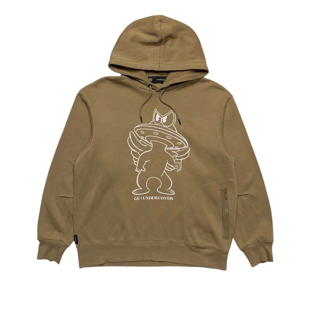 GU x Undercover Pullover Hoodie Jacket (Category: Coats, Jackets and Outerwear) located in Baguio. Submitted by thesecretshop_ph (Listing ID 1463827050, Image 1). Description: Size: Medium Lenght: 26” Width: 22” Issue: None.
