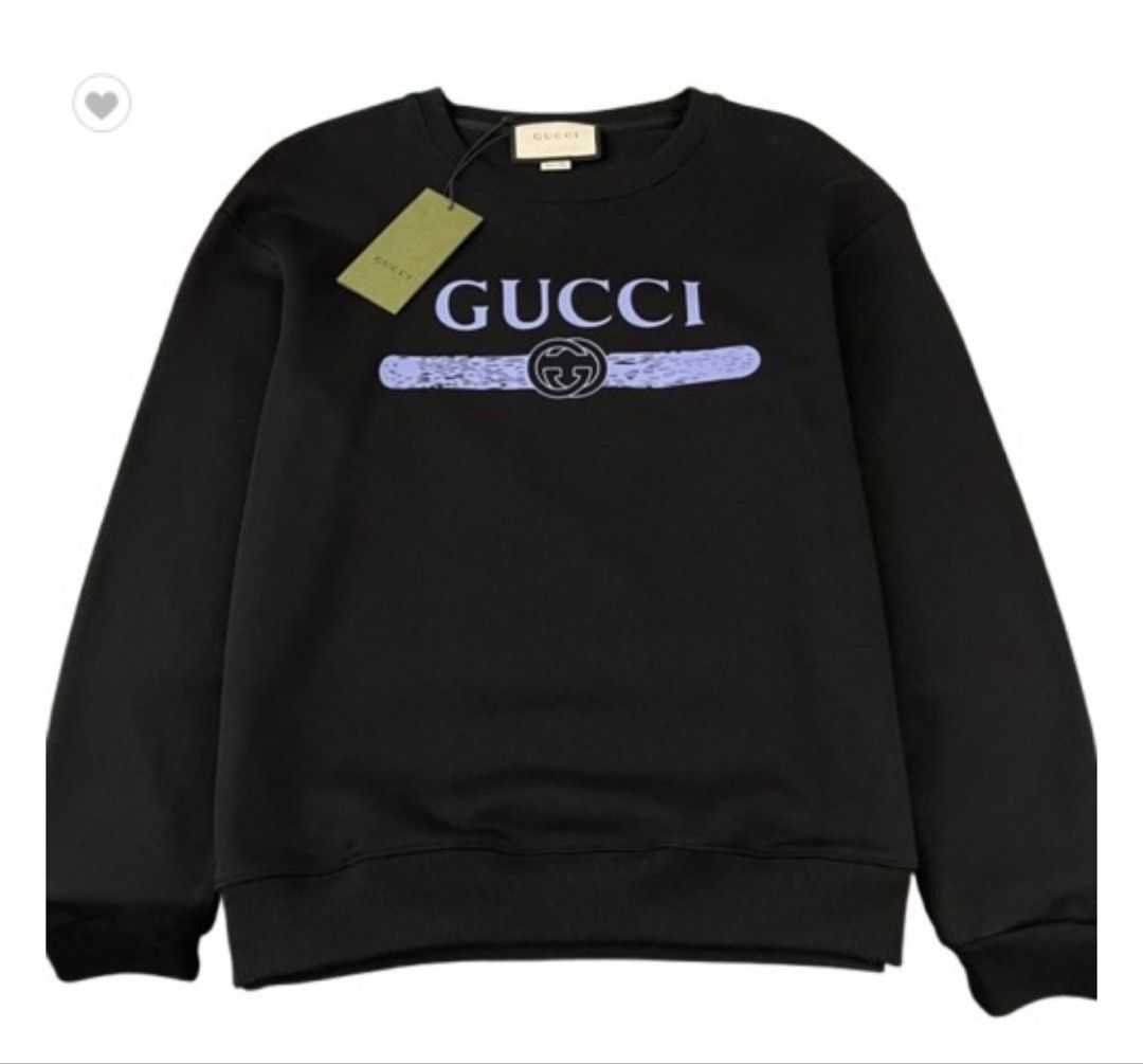 Gucci Black Sweatshirt with Logo (Category: Coats, Jackets and Outerwear) located in Cabuyao City. Submitted by arral (Listing ID 1463789181, Image 1). Description: - Authentic Gucci sweatshirt - Iconic Gucci logo across the chest - Size L (175/92A) Womens - Made in China - Ideal for casual wear - Please check photos for detailed condition.