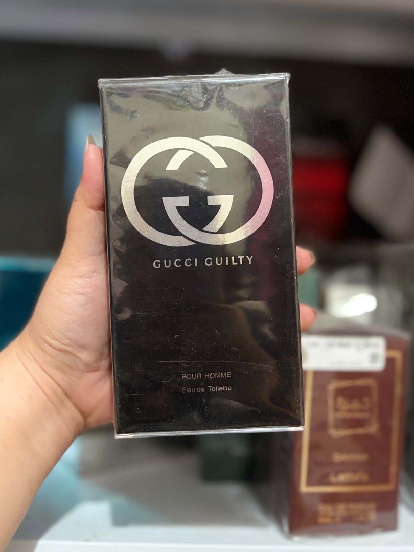 GUCCI GUILTY POUR HOMME EDT (Category: Fragrance & Deodorants) located in Quezon City. Submitted by embereshop2 (Listing ID 1463749757, Image 1). Description: 📌Please read the last image carefully - all details are already provided. ❗️Offers below the regular price will no longer be entertained. Thank you for understanding. 💰 Mode of Payment (MOP): GCash 📦 Mode of Delivery (MOD): • Lalamove (Same-day delivery) • J&T Express (1–2 days) 📍 Locat