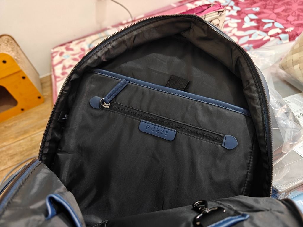 Guess Motorsport Laptop Backpack (Category: Backpacks) located in Las Pinas. Submitted by ricns (Listing ID 1463868451, Image 3). Description: Please Read The Entire Ads Before Inquiring Pakibasa Muna Ang Buong Patalastas Bago Mag Tanong Price : - 2,000 Pesos ( Fix ) Payment Thru : - Cash, BDO, BPI, RCBC, Security Bank, CIMB, UNO Bank, GCash Or Paymaya Guess Motorsport Laptop Backpack - Blue - Many Compartments - With Laptop Compartment Package :