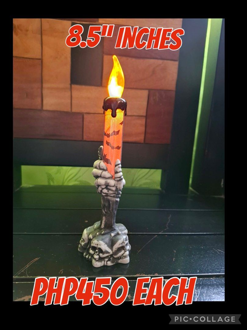 Halloween Decoration Skull Candle (Category: Occasions & Party Supplies) located in Pasig City. Submitted by JMToysandCollectibles (Listing ID 1463773924, Image 2). Description: Halloween Decoration Skull Candle Prices and Details nasa Pictures na Limited Stocks Only / Seasonal item Pick Up or Delivery via Lalamove MOP: Gcash/ BPI/ BDO.