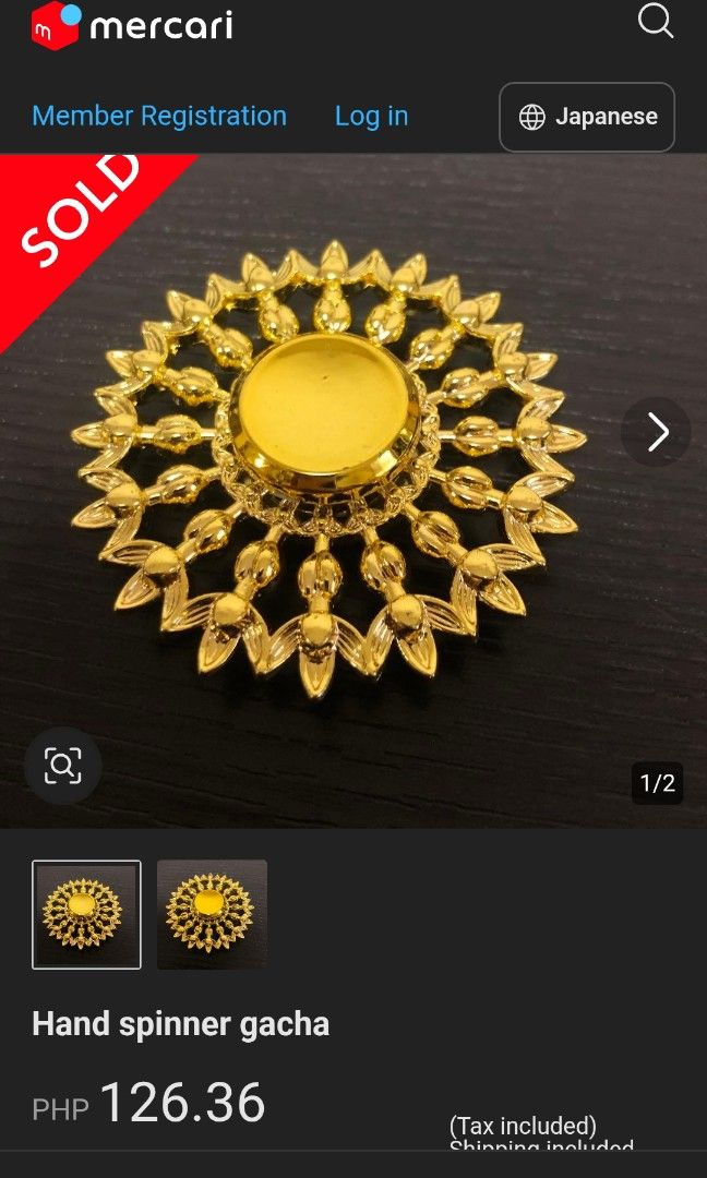 Hand Spinner Gacha (Category: Kids Toys) located in Caloocan City. Submitted by wjsixteen (Listing ID 1463842564, Image 3). Description: .