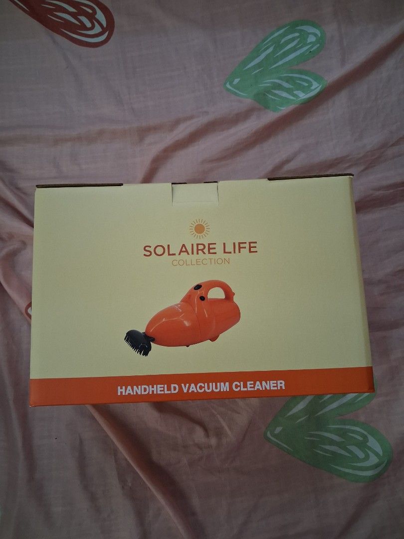 HANDHELD VACUUM CLEANER (Category: Vacuum Cleaner & Housekeeping) located in Manila. Submitted by pinkygirl.01 (Listing ID 1463835504, Image 1). Description: SOLAIRE COLLECTION VACUUM CLEANER.