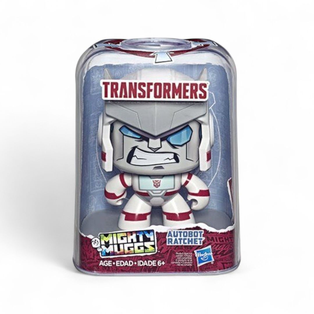 Hasbro Mighty Muggs Transformers Ratchet Action Figure (Category: Action & Battle Toys) located in Pasig City. Submitted by kumiko08 (Listing ID 1463926160, Image 1). Description: Hasbro Mighty Muggs Transformers Ratchet Action Figure 📌 brand new in plastic storage 📌 plastic storage may have some scratches from storage and shipping 📌 authentic product by Hasbro Features & details 📌 3 different facial expressions 📌 press down on head to chang