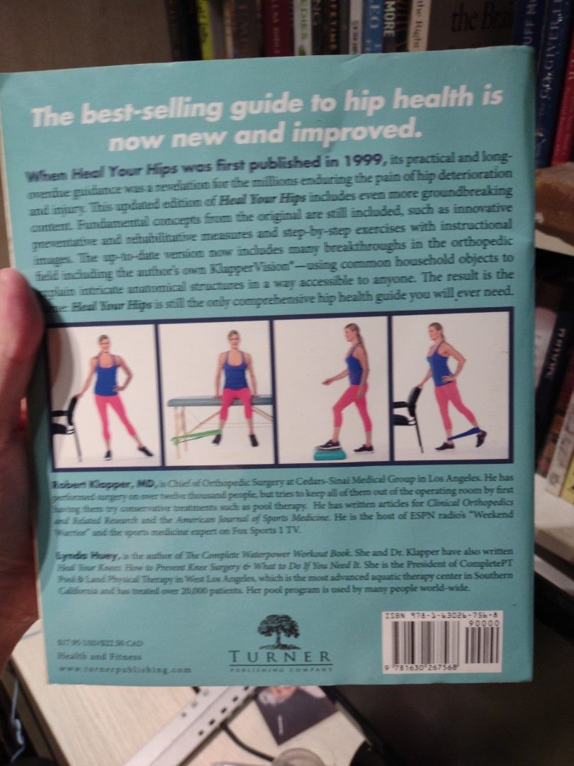 Heal Your Hips Second Edition by Robert Klapper, MD (Category: Storybooks) located in Manila. Submitted by preloved.christine (Listing ID 1463908997, Image 2). Description: Second edition of Heal Your Hips. It's a guide on how to prevent hip surgery and what to do if you need it. Lots of exercises and information. Great for anyone looking to improve hip health. Updated with new breakthroughs..