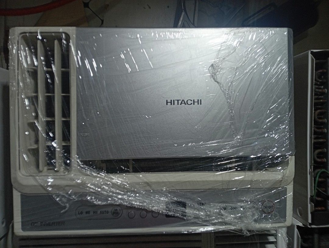 Hitachi DC Inverter Window Air Conditioner (Category: Air Conditioning and Heating) located in Manila. Submitted by jov2424 (Listing ID 1463916288, Image 1). Description: - Hitachi Window Air Conditioner - DC Inverter Model - Fan Speed Settings: LO, ME,, AUTO - ON/OFF Button Included - Unit is still covered in plastic wrap - Ready for its new home!.