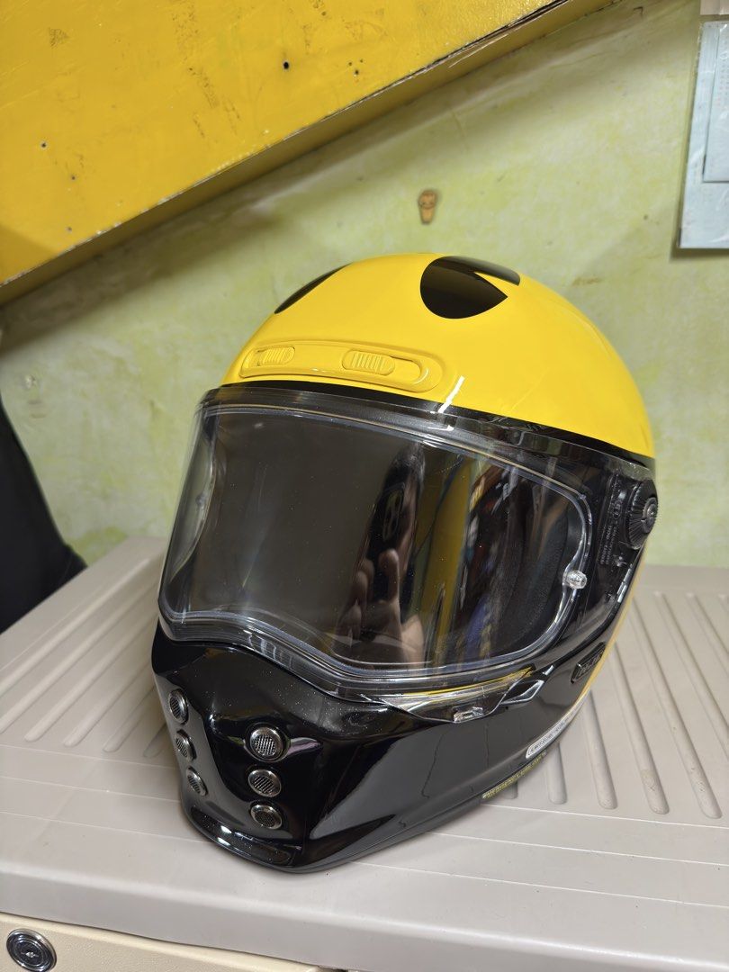 HJC V10 “Pac-Man” Riding Helmet (Category: Helmets and other Riding Gears) located in Pasig City. Submitted by jomarimagtoto (Listing ID 1463783651, Image 1). Description: HJC V10 “PACMAN” 18500 Size 2XL Pinlock Installed With Helmet Bag W/ Box Used 3x only Can do Meet-ups around Pasig Area If medyo malayo can still do meetups but with convenience fee (depende sa usapan) Can also do Shipping thru Lalamove or LBC to be handled by buyer MOP: BANK T