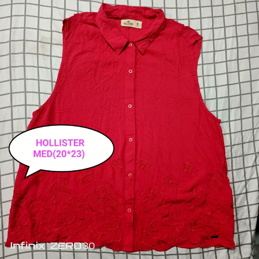 HOLLISTER BLOUSE MED(20*23) (Category: Blouses) located in Quezon City. Submitted by ahyazheabea (Listing ID 1463834227, Image 1). Description: .