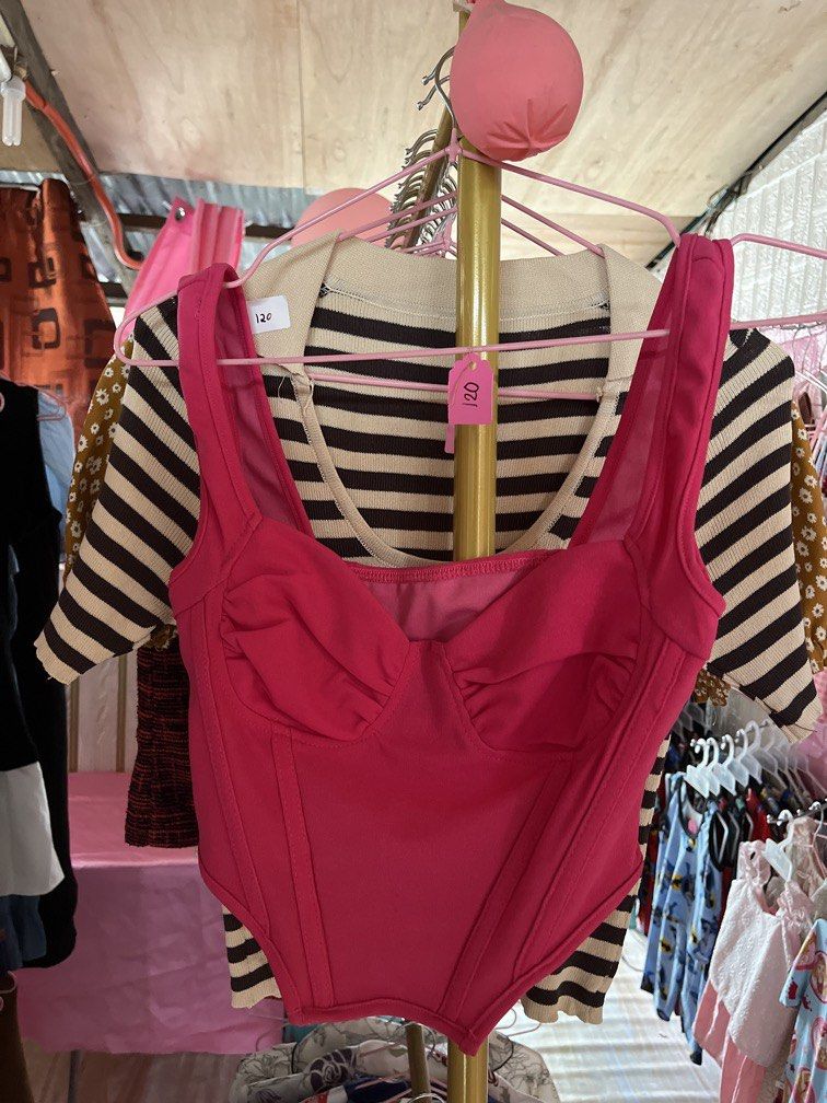 hotpink corset top (Category: Sleeveless) located in Manila. Submitted by myapparelshop (Listing ID 1463748514, Image 2). Description: .