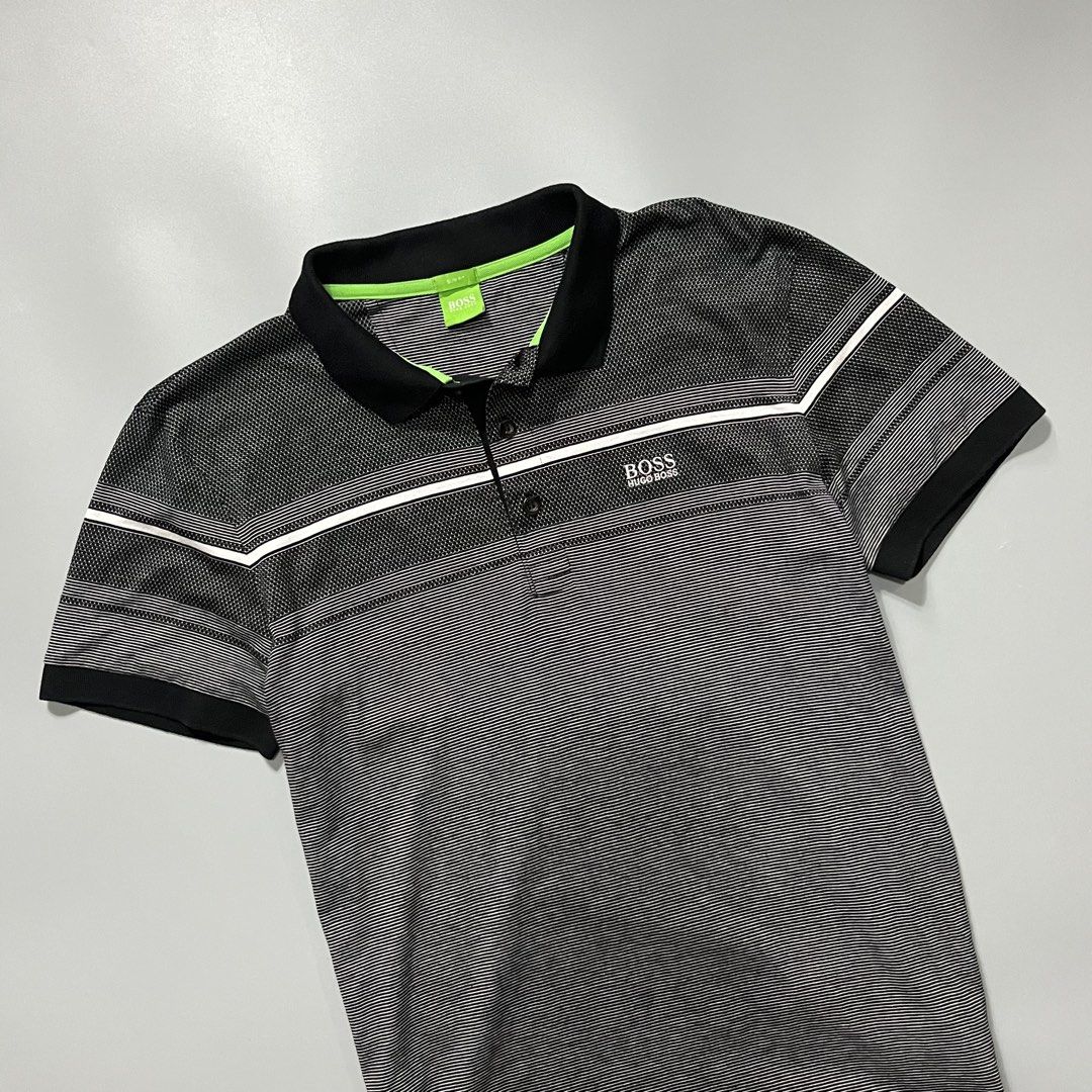 Hugo boss Polo shirt (Category: Tshirts & Polo Shirts ) located in Angeles City. Submitted by jthrifted.clothes (Listing ID 1463871761, Image 2). Description: Hugo boss Polo shirt Small-medium 19x26-27 Excellent condition Color rate 9.8/10 No flaw.