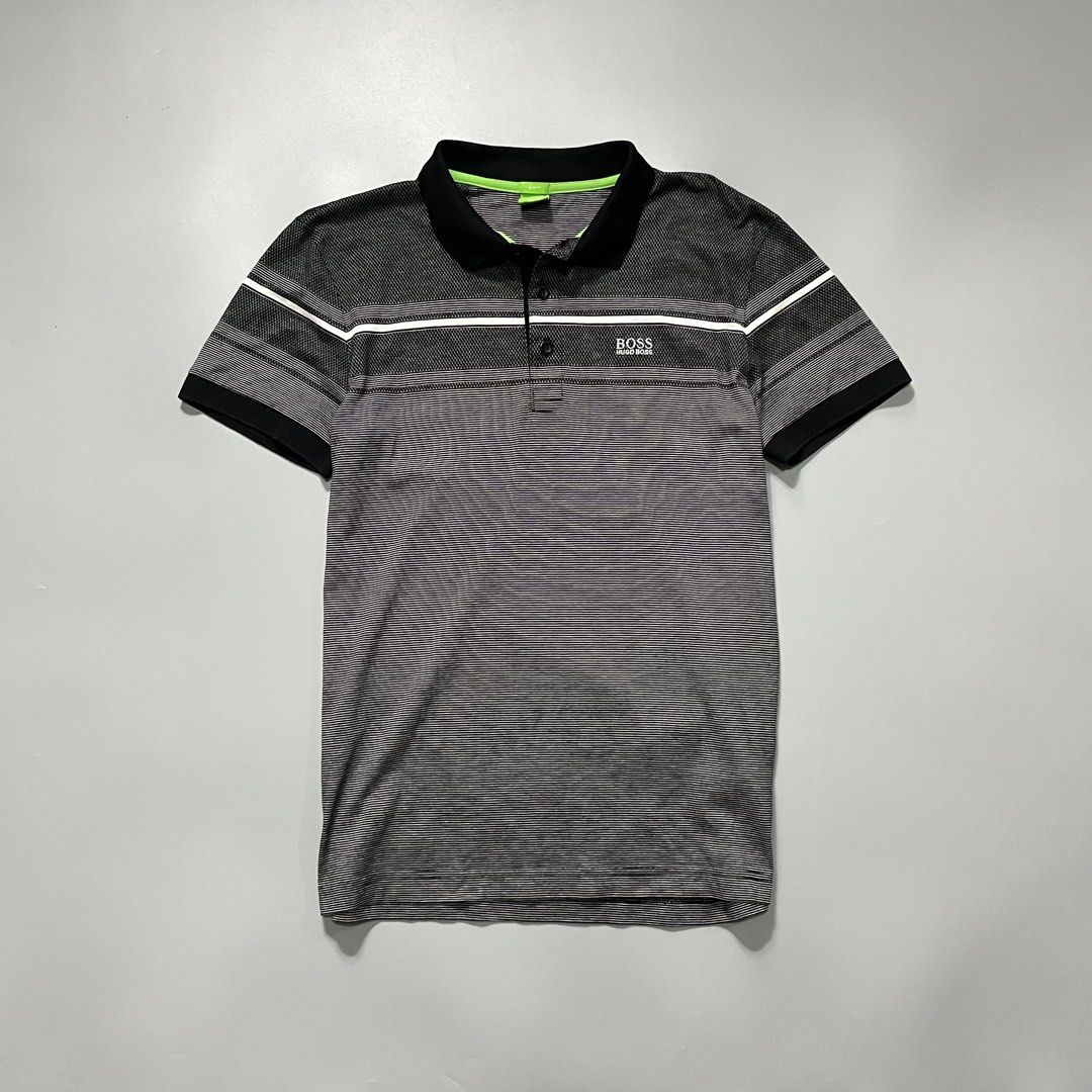 Hugo boss Polo shirt (Category: Tshirts & Polo Shirts ) located in Angeles City. Submitted by jthrifted.clothes (Listing ID 1463871761, Image 1). Description: Hugo boss Polo shirt Small-medium 19x26-27 Excellent condition Color rate 9.8/10 No flaw.