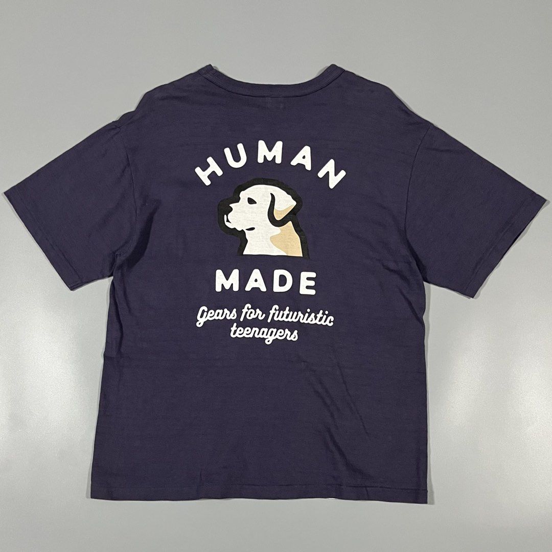 HUMAN MADE — Pocket T-Shirt (Labrador) (Category: Tshirts & Polo Shirts ) located in Angeles City. Submitted by vycecollection (Listing ID 1463872478, Image 2). Description: HUMAN MADE — Pocket T-Shirt (Labrador) Condition: Excellent Size: XL Measurements: 21” × 27” Color: Navy Blue Color Rate: 9/10 Price: ₱3,000 100% Authentic – Money back if proven fake 📩 DM to purchase 📦 Shipping available nationwide VYCE.