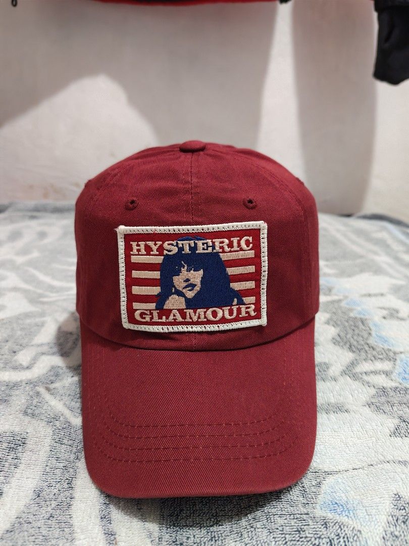 HYSTERIC GLAMOUR DAD HAT (Category: Caps & Hats) located in Pili. Submitted by janrypalmerodelima (Listing ID 1463921495, Image 1). Description: HYSTERIC GLAMOUR DADHAT EXCELLENT CONDITION 10/10 COLOR RATE NO ISSUE.