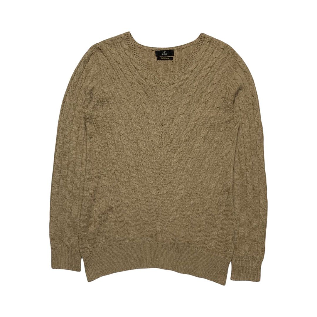 Ined Japan Cable Knit Sweater (Category: Coats, Jackets and Outerwear) located in Baguio. Submitted by thesecretshop_ph (Listing ID 1463826413, Image 1). Description: Size: 9 Lenght: 25” Width: 17” Issue: None.