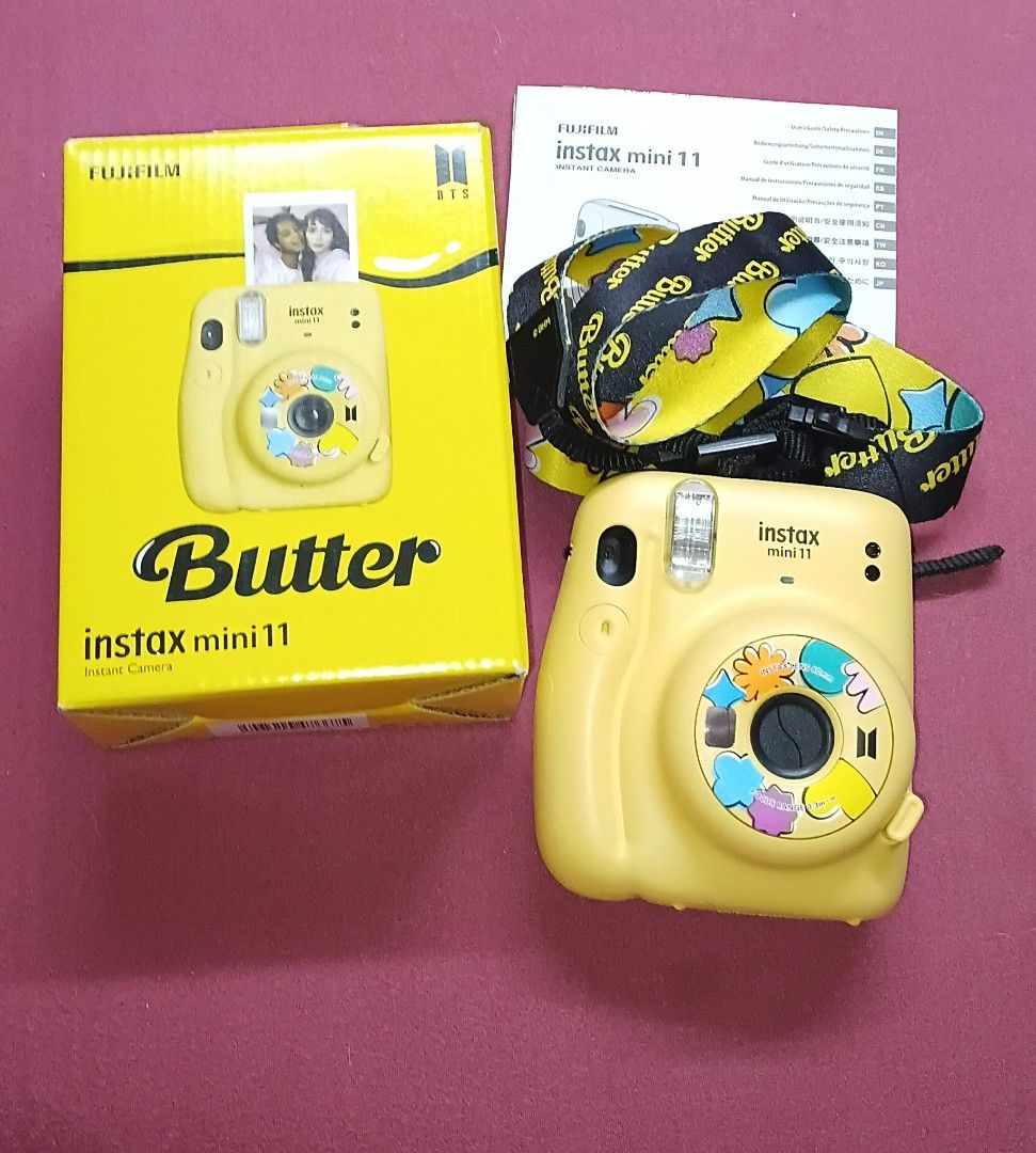 INSTAX MINI 11 BTS BUTTER LIMITED EDITION (Category: Cameras) located in Quezon City. Submitted by 4_leaf_clover (Listing ID 1463914846, Image 1). Description: ON-HAND READY TO SHIP NO FILM LOC. QC SDD-JNT DM.