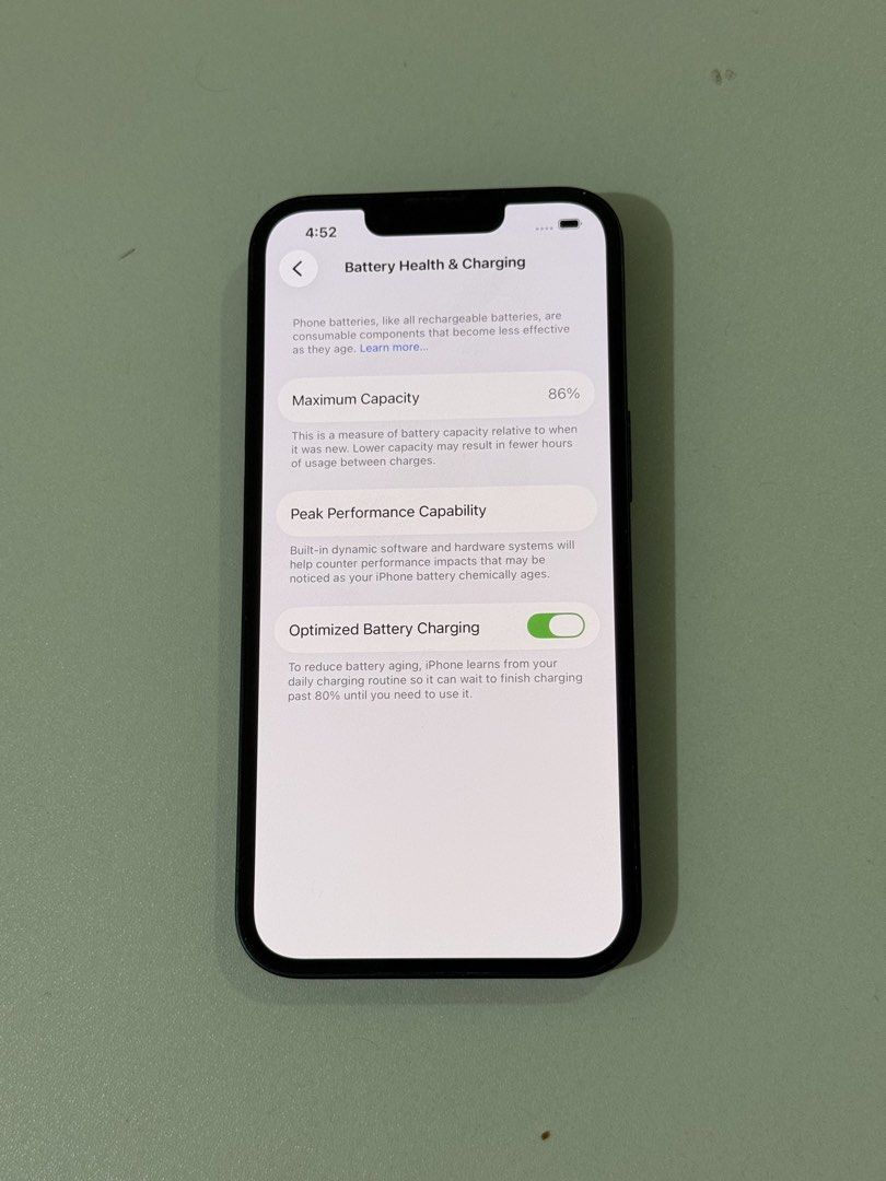 IPhone 14 (Category: Other Gadgets) located in Manila. Submitted by goldenfish.dc5c9f (Listing ID 1463774305, Image 2). Description: Battery Health: 86% • 128GB • Good condition • Face ID & True Tone working • No issues • Never repaired • 𝐔𝐧𝐢𝐭 𝐨𝐧𝐥𝐲 — 𝐧𝐨 𝐛𝐨𝐱/𝐚𝐜𝐜𝐞𝐬𝐬𝐨𝐫𝐢𝐞𝐬 .