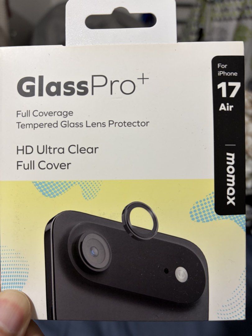 Iphone 17 Magsafe Case & Camera Lens Protector (Category: Cases & Sleeves) located in Quezon City. Submitted by pgm929 (Listing ID 1463883934, Image 3). Description: Momax Magsafe Case for Iphone 17 AIR GlassPro+ Camera Lens Protector / Cover For Sale 1000 only If sold separately: Case - P750 (Orig Price: P1,490) Camera Lens Cover - P500 (Orig Price: P690) Meet-up: Vertis North / Trinoma Delivery: Lalamove/Grab (to be shouldered by the buyer) Mod