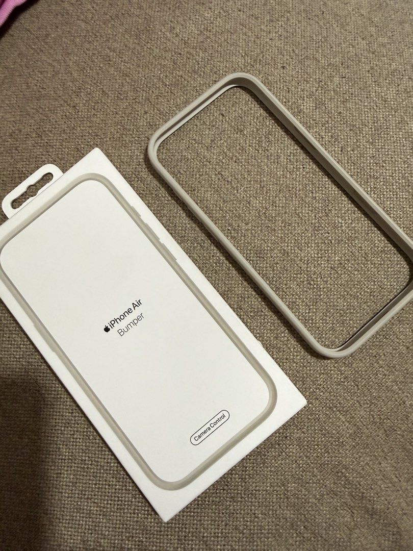 Iphone Air Bumper (Category: Cases & Sleeves) located in Makati City. Submitted by muffinstuffins (Listing ID 1463859392, Image 1). Description: Authentic Purchase from Power Mac Used 2x Color: TAN SRP: 2490 .