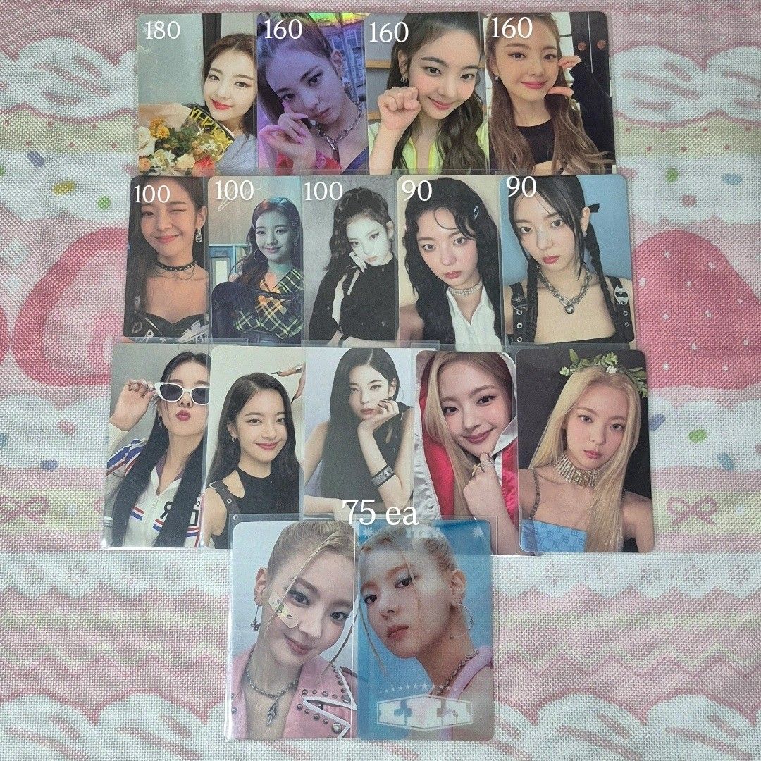 Itzy photocards (Category: K-Wave Merchandise) located in Marikina City. Submitted by bsnctrytrvll (Listing ID 1463808431, Image 2). Description: wts lfb Itzy photocards 𖹭 payo | 3 days dop w/ nrdp 𖹭 ₱ indicated 𖹭 x sensi/rush t. kpop merch pob pc ph photocard yuna ryujin lia yeji chaeryeong cil crazy in love lightring rose flower b2b tunnel vision cheshire guess who green project gold not shy wanna be checkmate season greetings born to br noo