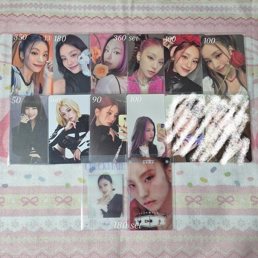Itzy photocards (Category: K-Wave Merchandise) located in Marikina City. Submitted by bsnctrytrvll (Listing ID 1463808431, Image 1). Description: wts lfb Itzy photocards 𖹭 payo | 3 days dop w/ nrdp 𖹭 ₱ indicated 𖹭 x sensi/rush t. kpop merch pob pc ph photocard yuna ryujin lia yeji chaeryeong cil crazy in love lightring rose flower b2b tunnel vision cheshire guess who green project gold not shy wanna be checkmate season greetings born to br noo