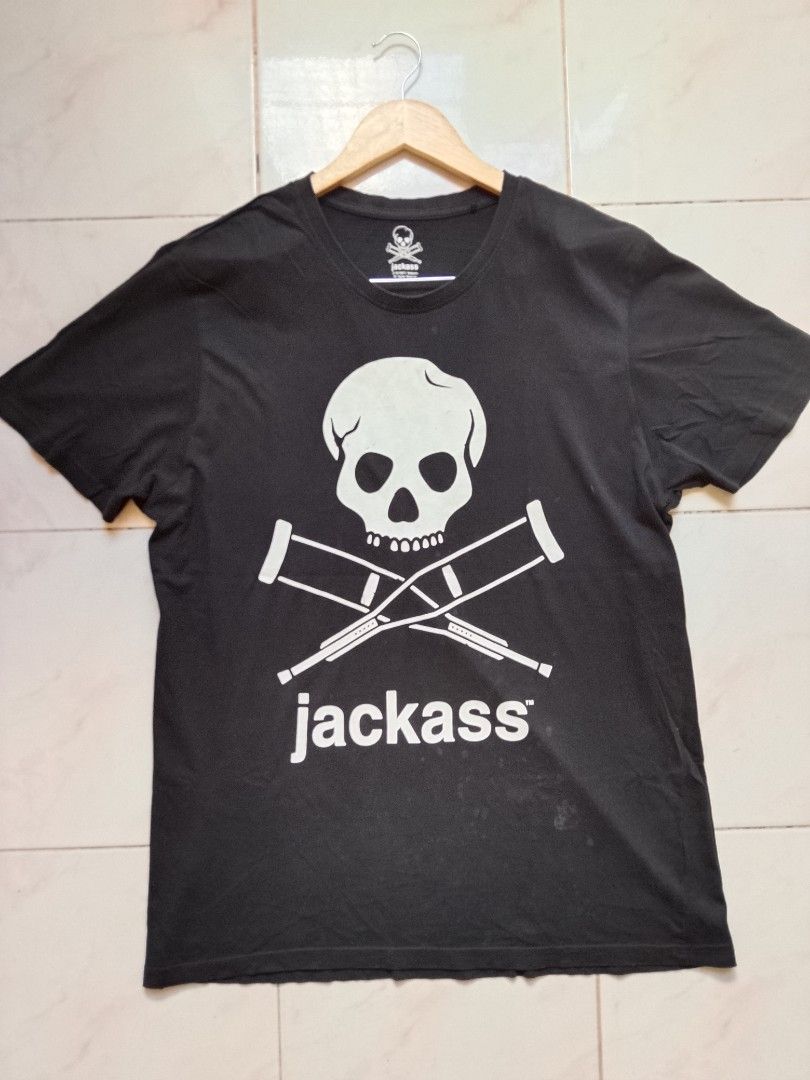 JACKASS •2012 MTV Network (Category: Tshirts & Polo Shirts ) located in Batangas. Submitted by 68.thrifts (Listing ID 1463790638, Image 1). Description: 19 x 28 / XL on tag 📌 need wash.
