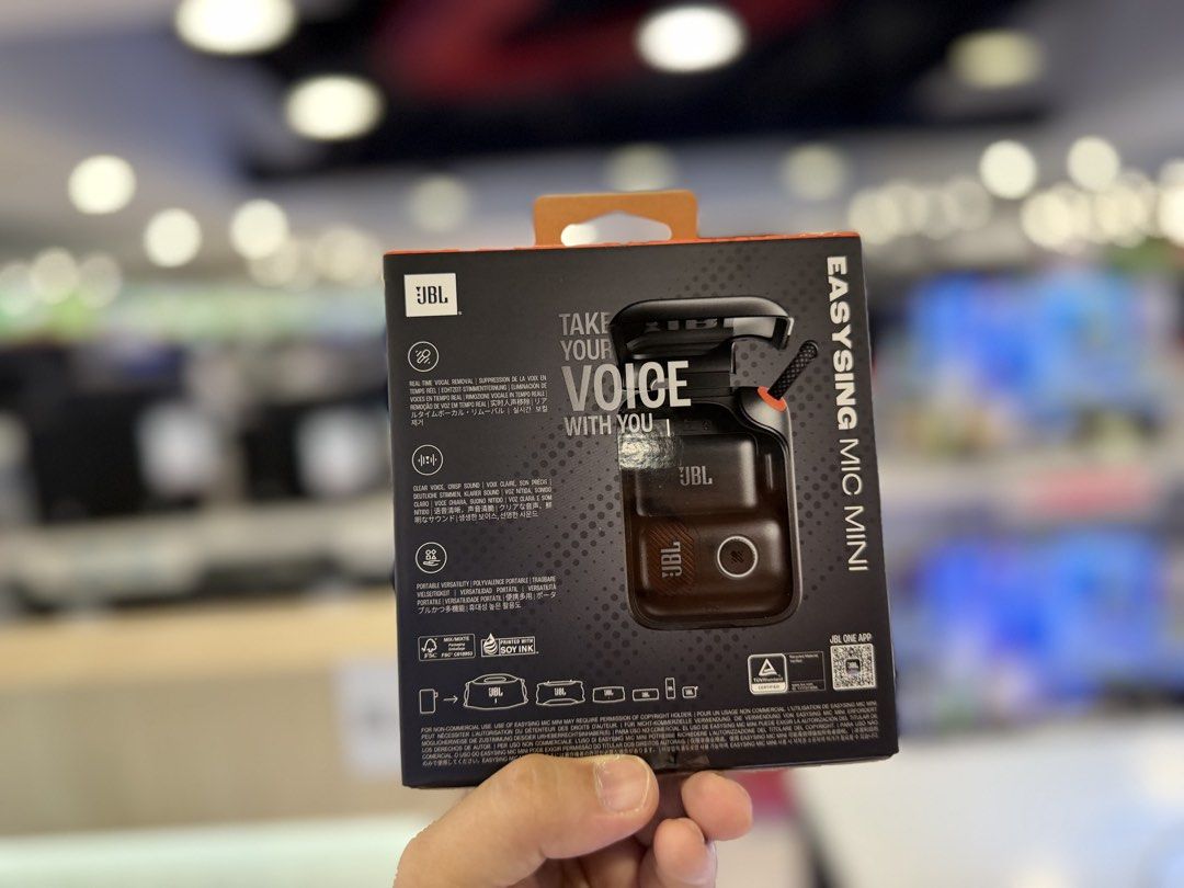 👉🏼JBL EASY SING MIC❗️ (Category: Microphones) located in Manila. Submitted by almnantnr (Listing ID 1463789221, Image 2). Description: Note: This item is for cash payment only. We also accept COD, but there may be charges applied. For Sale! We have physical stores. We Offer Cash and Credit Card Transactions (minimal Charges may be applied for Credit Card Payment) JBL EASY SING MIC MINI - 7,490 1-year warranty on parts and services, with a 7-day