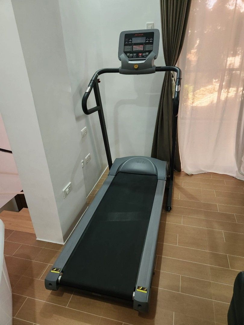 JK Exer VIP 698 Home Treadmill (Category: Cardio & Fitness Machines) located in Manila. Submitted by bluecore07 (Listing ID 1463926738, Image 3). Description: • Model: JK Exer VIP 698 • Made in Taiwan 🇹🇼 • Maximum Speed: 14 km/h • 14 Built-in Workout Programs • Heart Rate Sensors for monitoring your pulse • Suitable for walking, jogging, and running at home • Sturdy design with safety handrails and easy-to-use console • Great for maintaining yo