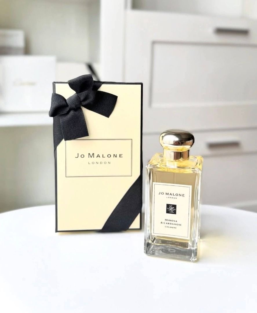 Jo Malone Mimosa & Cardamom Cologne (Category: Fragrance & Deodorants) located in Manila. Submitted by selling.essentials (Listing ID 1463875312, Image 1). Description: - Jo Malone London Mimosa & Cardamom Cologne - 100ml bottle - Comes with original box and ribbon - Beautiful and captivating scent - Ideal for gifting or personal indulgence.