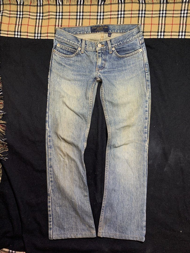 Juicy Couture flared Jeans Size 25 (Category: Jeans) located in Cagayan de Oro. Submitted by chabermz (Listing ID 1463883651, Image 1). Description: - Authentic Juicy couture - Size: 25 - Made in USA - Style Number: 21820 - Classic Blue Denim Wash - Ideal for Everyday Wear Dimes W- 30 Length- 35 Thigh- 10 Leg opening- 7.5 - Please check photos for detailed condition..