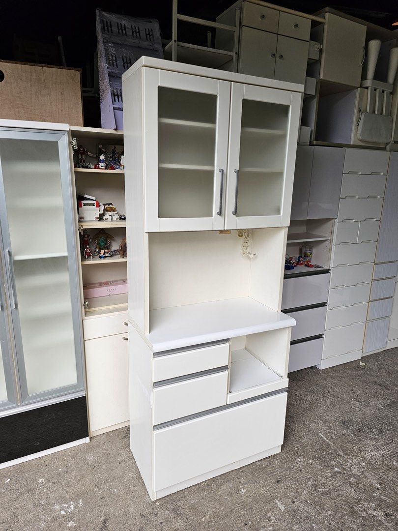 Kitchen Cabinet (DUCO) (Category: Shelves, Cabinets & Racks) located in Quezon City. Submitted by ledamadel (Listing ID 1463746482, Image 3). Description: Kitchen Cabinet (DUCO) ✔L-31.5 H-79 W-16.5 inches 📏 ✔2 Door,2 Shelfs & 4 Drawers 🗄 ✔Laminated 🔖 ✔️Socket Ready 🔌 ✔️Compress & Mdf Back! 💢 ✔Scratches As-is! 👌 Location: 40 Aplaya St Napocor Vill. Tandang Sora Quezon City. For inquiry please Pm us or Call. 09066885859 Please like our page t