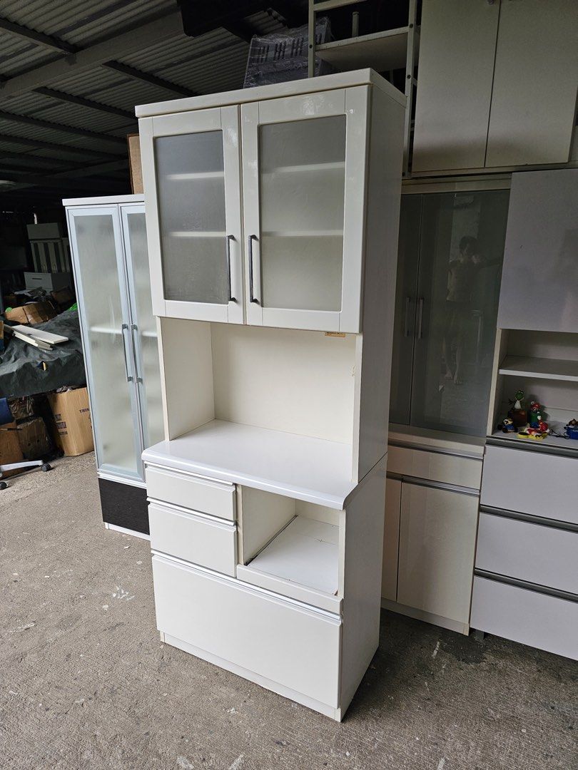 Kitchen Cabinet (DUCO) (Category: Shelves, Cabinets & Racks) located in Quezon City. Submitted by ledamadel (Listing ID 1463746482, Image 2). Description: Kitchen Cabinet (DUCO) ✔L-31.5 H-79 W-16.5 inches 📏 ✔2 Door,2 Shelfs & 4 Drawers 🗄 ✔Laminated 🔖 ✔️Socket Ready 🔌 ✔️Compress & Mdf Back! 💢 ✔Scratches As-is! 👌 Location: 40 Aplaya St Napocor Vill. Tandang Sora Quezon City. For inquiry please Pm us or Call. 09066885859 Please like our page t
