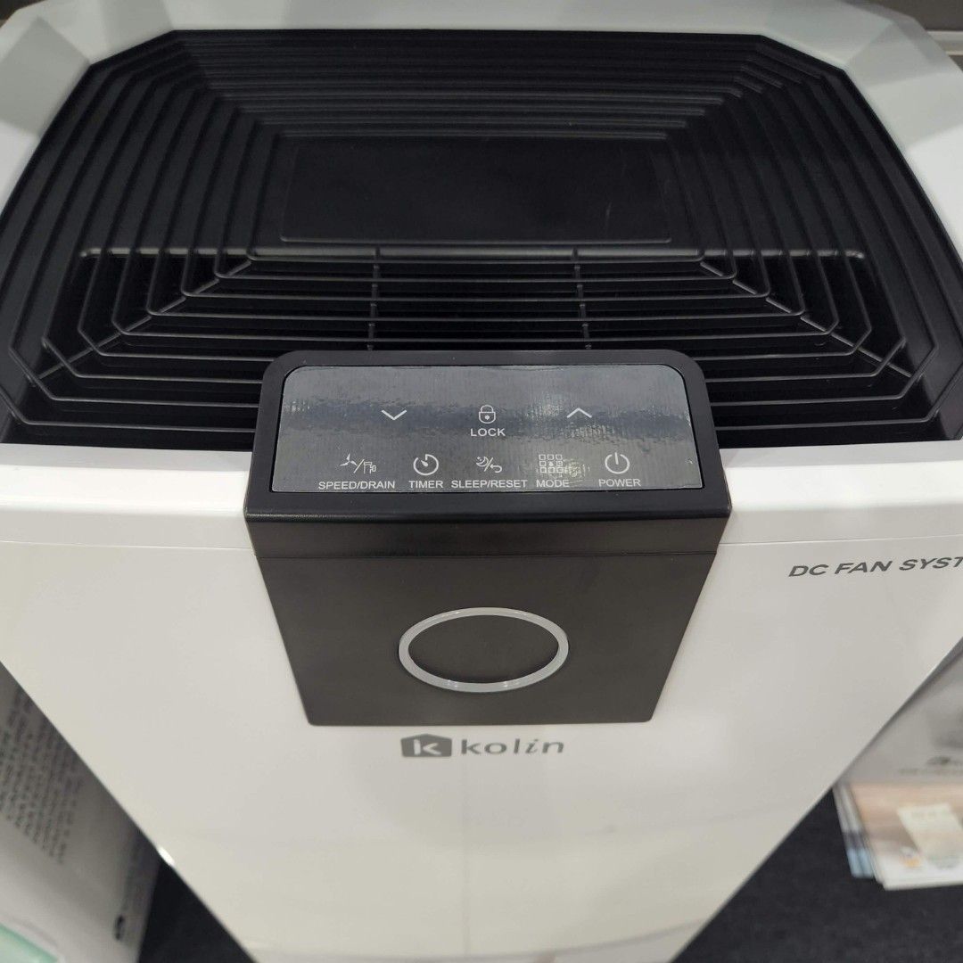 Koln DC Fan System Dehumidifier KD-55 410 (Category: Air Purifiers & Dehumidifiers) located in Makati City. Submitted by maxalvin011520 (Listing ID 1463796605, Image 2). Description: KOLIN DEHUMIDIFIER 55 LITERS MODEL:KD-55L410 SRP:25,695❌ Cash payment:20990✅ Features ▪️ INVERTER ▪️DC System Technology ▪️ Compressor Protection ▪️55L Moisture Removal ▪️8Liters water tank capacity ▪️3 mode buttons ▪️Tri- color light Indicator ▪️3 Drainage ways ▪️tw