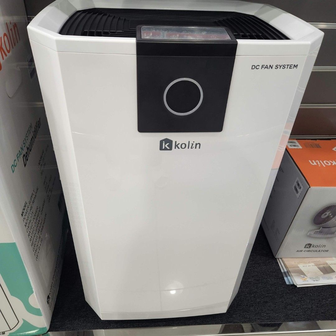 Koln DC Fan System Dehumidifier KD-55 410 (Category: Air Purifiers & Dehumidifiers) located in Makati City. Submitted by maxalvin011520 (Listing ID 1463796605, Image 1). Description: KOLIN DEHUMIDIFIER 55 LITERS MODEL:KD-55L410 SRP:25,695❌ Cash payment:20990✅ Features ▪️ INVERTER ▪️DC System Technology ▪️ Compressor Protection ▪️55L Moisture Removal ▪️8Liters water tank capacity ▪️3 mode buttons ▪️Tri- color light Indicator ▪️3 Drainage ways ▪️tw