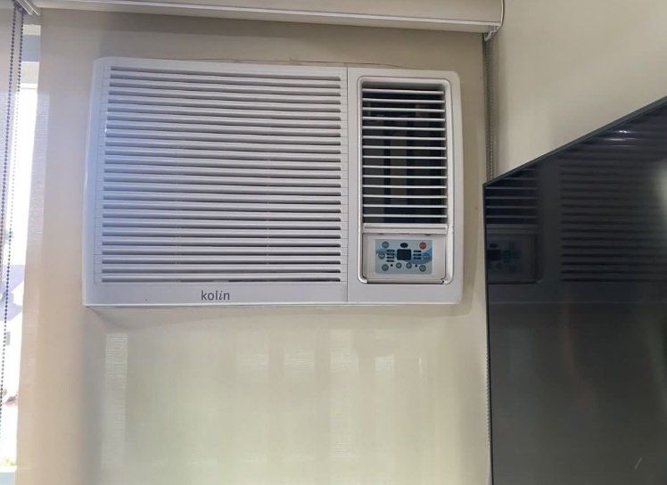 Kolin 2HP Window Type Aircon NON INVERTER (Category: Air Conditioning and Heating) located in Quezon City. Submitted by hygge_interiors (Listing ID 1463746431, Image 2). Description: - Kolin window type aircon - White casing - Control panel on the right - Works well and cools rooms effectively - Easy to install in window frames - Clear and user-friendly control panel - Selling because of an upcoming move - Feel free to ask any questions! - 2HP NO