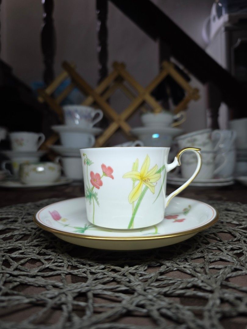 Koransha Demitasse (Category: Dinnerware & Cutlery) located in Zamboanga. Submitted by lunavinum (Listing ID 1463905148, Image 1). Description: Koransha Demitasse Approx meas: cup 2.9x2.5, saucer 6 Condition: Like new, flawless, mint 350.