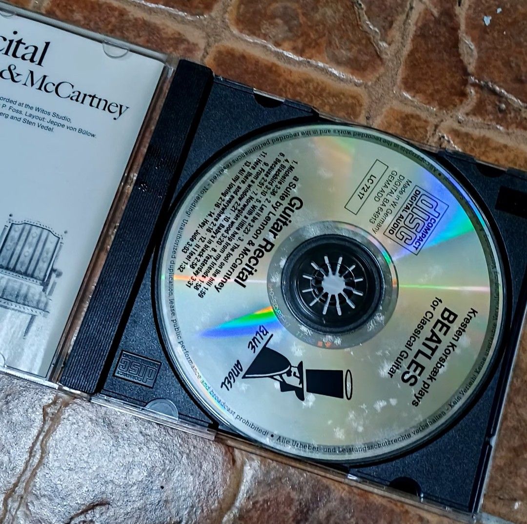 Kresten Korsbæk plays Beatles for Classical Guitar CD (Category: CDs & DVDs) located in Quezon City. Submitted by dancatz (Listing ID 1463752833, Image 2). Description: □ P 150.00 - Kresten Korsbæk plays Beatles for Classical Guitar - Features "Guitar Recital a Suite by Lennon & McCartney" - Includes popular tracks: Michelle, Let It Be, Yesterday, Hey Jude - Recorded at Witos Studio - Released on the Blue Angel label - Perfect for classical guita