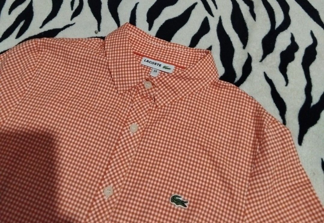 Lacoste (Category: Longsleeves) located in Manila. Submitted by chedrick1026 (Listing ID 1463936604, Image 3). Description: Lacoste L/s Button Down (Women) Size 34 On Tag Dimension 16 x 23 Brandnew Condition Color Rate 10/10 No Issue/Ready To Wear Legit Pm/Loc Davao City.