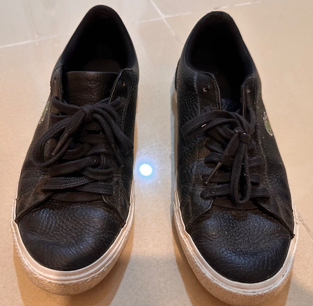 Lacoste color black shoes (Category: Casual Shoes) located in Cebu City. Submitted by goodwill-sale (Listing ID 1463870236, Image 2). Description: .