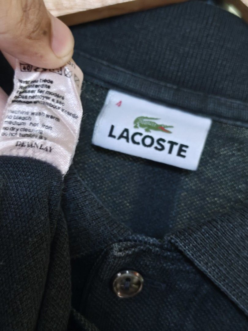 Lacoste Gold Croc (Category: Tshirts & Polo Shirts ) located in Toledo. Submitted by goldendogs (Listing ID 1463915893, Image 3). Description: Lacoste Gold Croc Size Medium No flaws 9.5/10 Color rate Authentic Size 4.