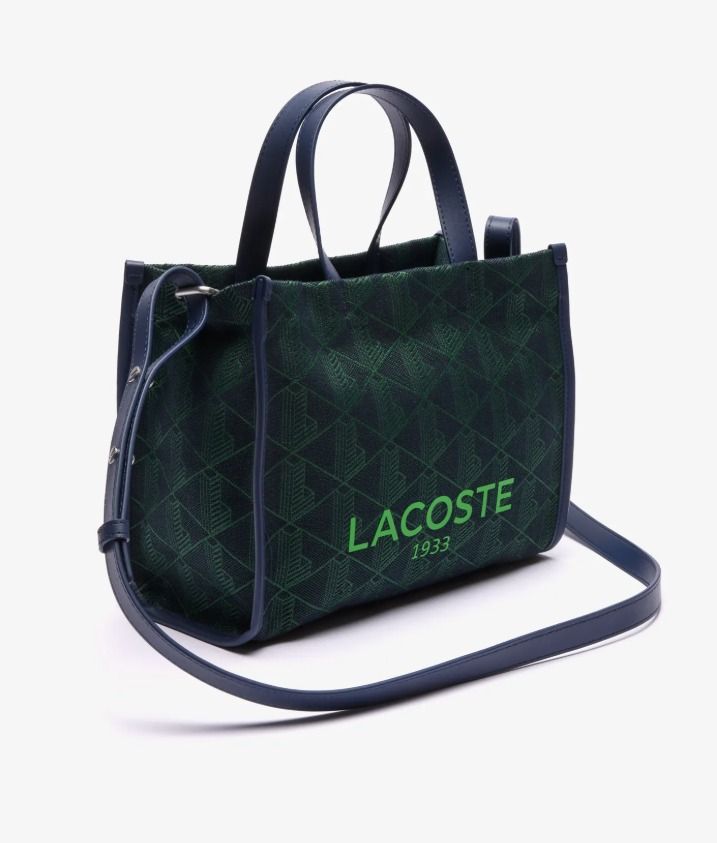 Lacoste Heritage Jacquard Tote (Category: Tote Bags) located in Cainta. Submitted by ysabel_star (Listing ID 1463816338, Image 1). Description: This Lacoste Large Heritage Jacquard Tote is perfect to transport all your essentials, around town, for work, or on a trip. Featuring an iconic archive-inspired jacquard motif for added style. The practical design and generous size allow you to carry all your daily essentials, including a 14" laptop..