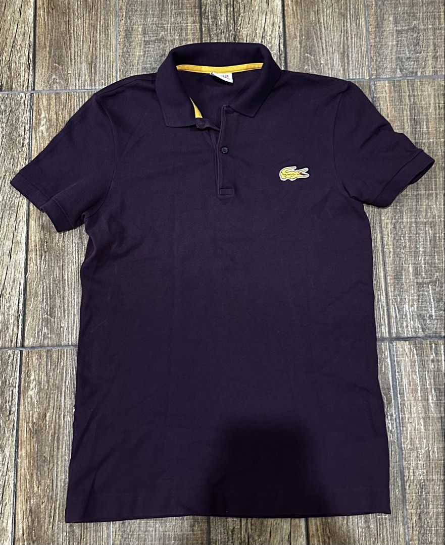 LACOSTE MAROON (Category: Tshirts & Polo Shirts ) located in Manila. Submitted by urban-vintage_2 (Listing ID 1463847854, Image 1). Description: ISSUE: NONE (NEED WASH) MOP :GCASH (NO COD) SHIP VIA: LALAMOVE & J&T LOCATION: PASIG CITY LENGTH: 26 WIDTH : 18.